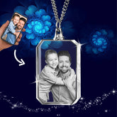 3D Crystal Photo Necklace Portrait PawCrystal